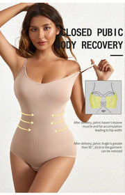 Solid Seamless Shaping Shapewear Bodysuit