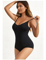 Solid Seamless Shaping Shapewear Bodysuit